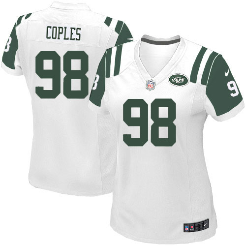 Women's Nike New York Jets #98 Quinton Coples Game White NFL Jersey