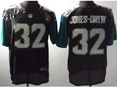 Nike Jacksonville Jaguars 32 Maurice Jones-Drew Black Elite NFL Jersey