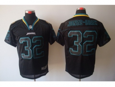 Nike Jacksonville Jaguars 32 Maurice Jones-Drew Black Elite Lights Out NFL Jersey