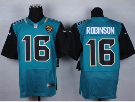 Nike Jacksonville Jaguars 16 Denard Robinson green Elite NFL Jersey