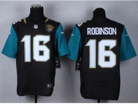 Nike Jacksonville Jaguars 16 Denard Robinson black Elite NFL Jersey