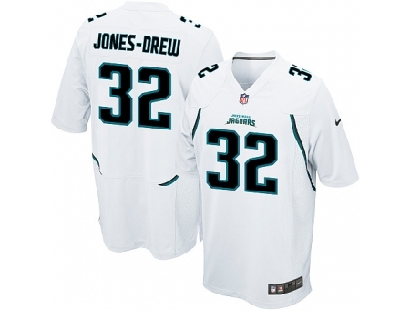 Nike Jacksonville Jaguars 32 Maurice Jones-Drew White Game NFL Jersey