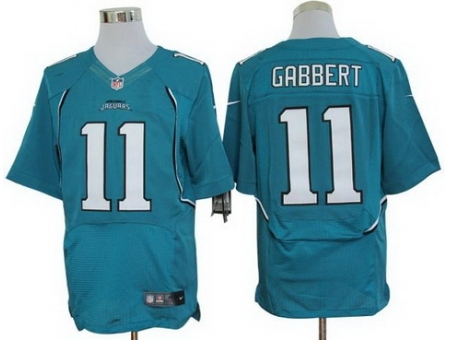 Nike Jacksonville Jaguars 11 Blaine Gabbert Green Elite NFL Jersey