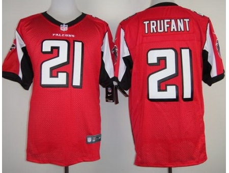 Nike Atlanta Falcons 21 Desmond Trufant Red Elite NFL Jersey