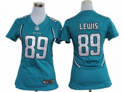 Nike Women NFL Jacksonville Jaguars #89 Marcedes Lewis Green Jerseys