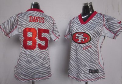 Women Nike San Francisco 49ers 85 Vernon Davis