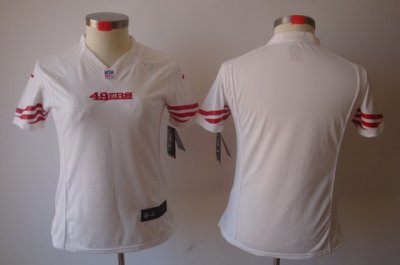 Women Nike San Francisco 49ers Blank White Color[NIKE LIMITED Jersey]