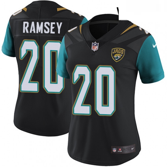 Womens Nike Jacksonville Jaguars 20 Jalen Ramsey Black Alternate Vapor Untouchable Limited Player NF