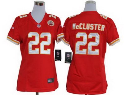 Women Nike Kansas City Chiefs 22# Dexter McCluster Red Nike NFL Jerseys