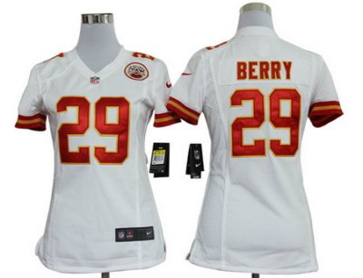 Women Nike Kansas City Chiefs 29# Berry White Jersey