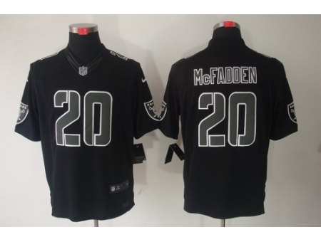 Nike Oakland Raiders 20 Darren Mcfadden Black Limited Impact NFL Jersey