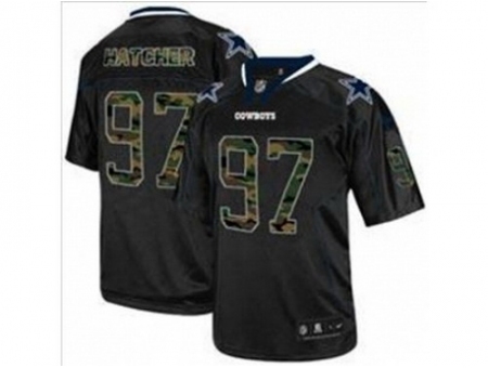 Nike Dallas Cowboys 97 Jason Hatcher black Elite camo fashion NFL Jersey