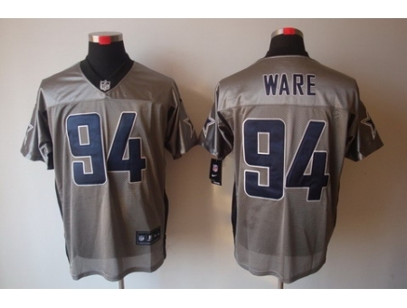 Nike Dallas Cowboys 94 DeMarcus Ware Grey Elite Shadow NFL Jersey