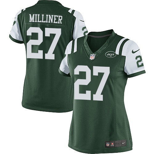 Women's Nike New York Jets #27 Dee Milliner Limited Green Team C