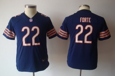 Youth Nike Youth Kids nfl chicago bears #22 matt forte blue jerseys