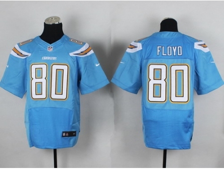 Nike San Diego Chargers 80 Malcom Floyd Light Blue Elite New NFL Jersey