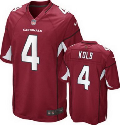 Women Nike Arizona Cardinals 4# Kevin Kolb Red Jerseys