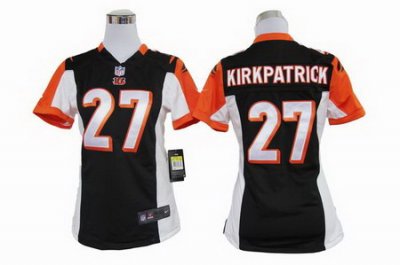 Women Nike Cincinnati Bengals 27# Dre Kirkpatrick Black Nike NFL Jerseys