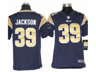 Youth Nike Youth St. Louis Rams #39 Steven Jackson Blue jerseys