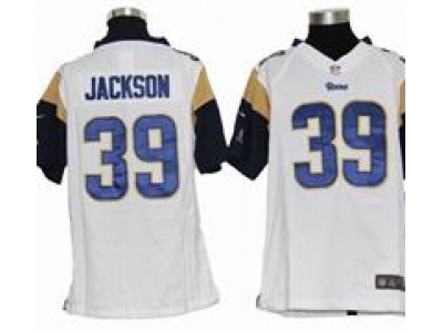 Youth Nike Youth St. Louis Rams #39 Steven Jackson white jerseys