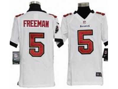 Youth Nike Youth Tampa Bay Buccanee #5 Josh Freeman white jerseys