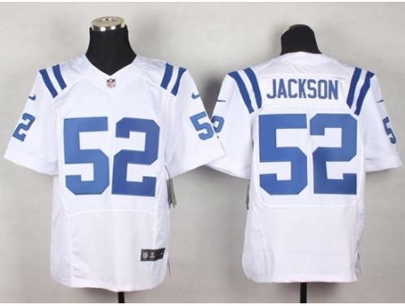 Nike Indianapolis Colts 52 D?￠a??a?￠Qwell Jackson White Elite NFL Jersey