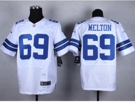 Nike Dallas Cowboys 69 Henry Melton white Elite NFL Jersey