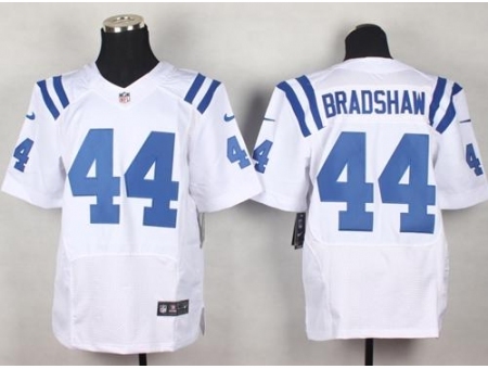 Nike Indianapolis Colts 44 Ahmad Bradshaw White Elite NFL Jersey