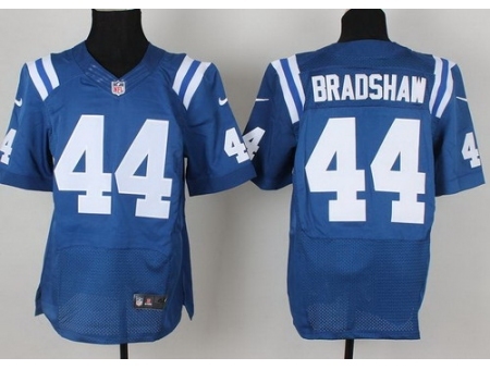 Nike Indianapolis Colts 44 Ahmad Bradshaw Blue Elite NFL Jersey