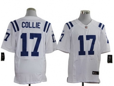 Nike Indianapolis Colts 17 Austin Collie White Elite NFL Jersey