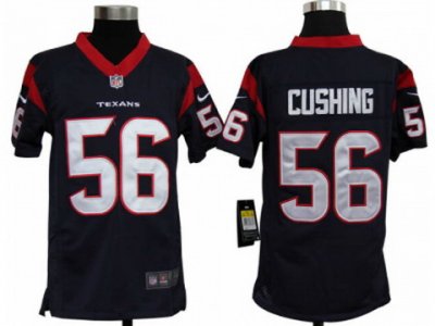 Nike Youth NFL Houston Texans #56 Brian Cushing Blue Jerseys