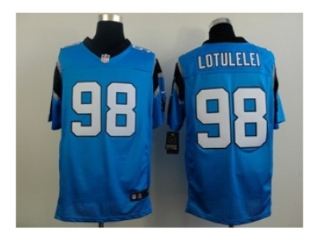 Nike Carolina Panthers 98 Star Lotulelei blue Elite NFL Jersey