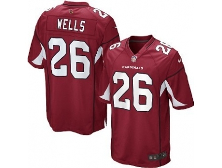 Nike Arizona Cardinals 26 Chris Wells Game red NFL Jersey