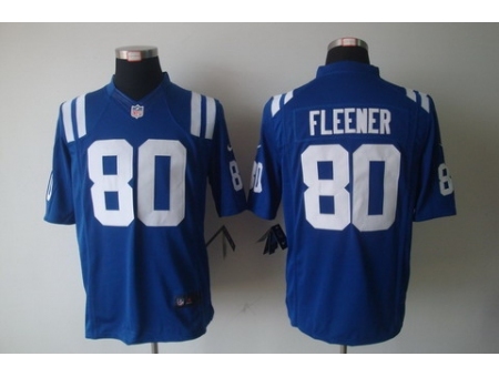 Nike Indianapolis Colts 80 Coby Fleener Blue Limited NFL Jersey