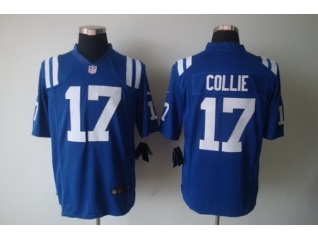 Nike Indianapolis Colts 17 Austin Collie Blue Limited NFL Jersey