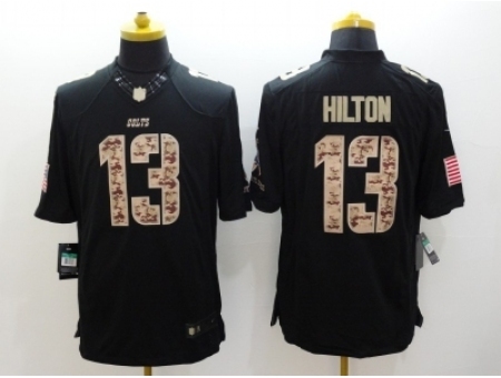 Nike Indianapolis Colts 13 T.Y. Hilton black Limited Salute to Service NFL Jersey