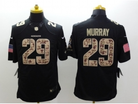 Nike dallas cowboys 29 DeMarco Murray Black Limited Salute to Service NFL Jersey