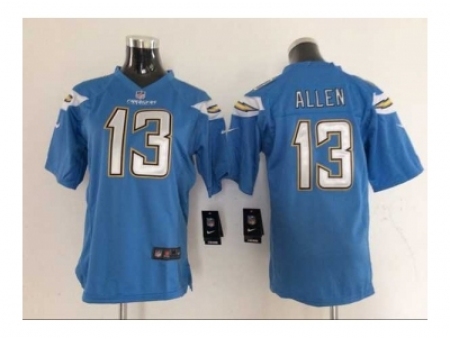 Nike Youth Jerseys San Diego Chargers #13 Allen lt.blue[new Elite]