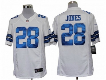 Nike Dallas Cowboys 28 Felix Jones White LIMITED NFL Jersey