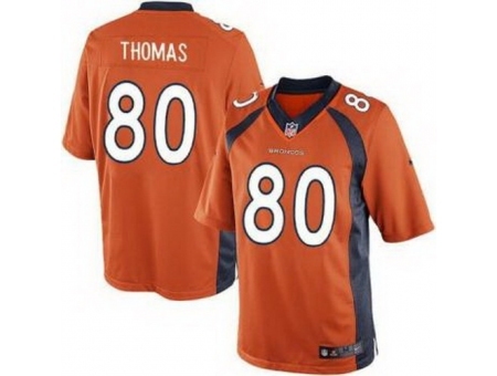 Nike Denver Broncos 80 Julius Thomas Orange Limited NFL Jersey