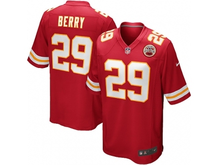 Nike Kansas City Chiefs 29 Eric Berry red Game NFL Jersey