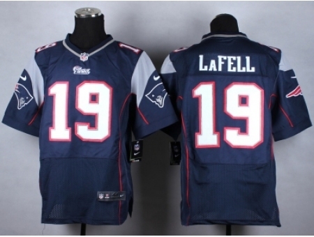 Nike New England Patriots 19 Brandon LaFell Blue Elite NFL Jersey