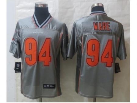 Nike Denver Broncos 94 DeMarcus Ware grey Elite Vapor NFL Jersey