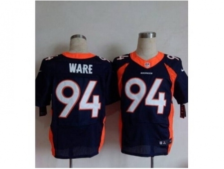 Nike Denver Broncos 94 DeMarcus Ware blue Elite NFL Jersey