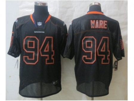 Nike Denver Broncos 94 DeMarcus Ware black Elite Lights Out NFL Jersey