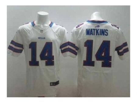 Nike Buffalo Bills 14 Sammy Watkins white Elite NFL Jersey