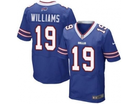 Nike Buffalo Bills 19 Mike Williams Blue Elite NFL Jersey