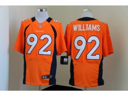 Nike Denver Broncos 92 Sylvester Williams orange Elite NFL Jersey