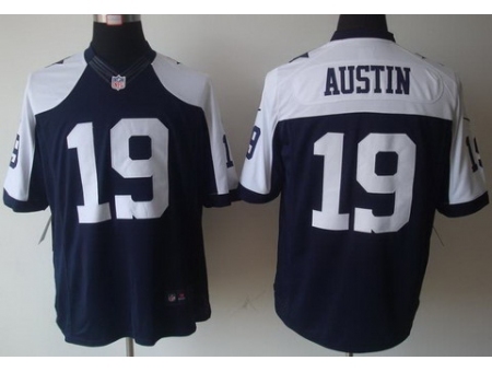 Nike Dallas Cowboys 19 Miles Austin Blue LIMITED Thankgivings NFL Jersey