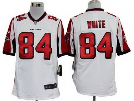 Nike Atlanta Falcons 84 Roddy White White Game NFL Jersey